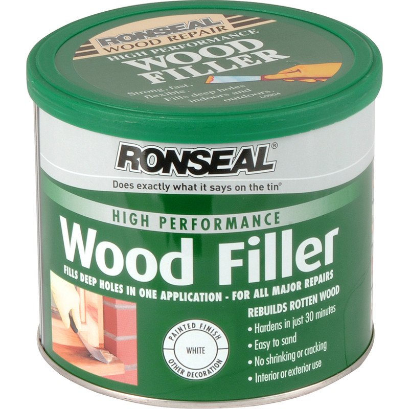 Ronseal 10-Year Exterior Wood Paint Satin Black 750ml - Screwfix
